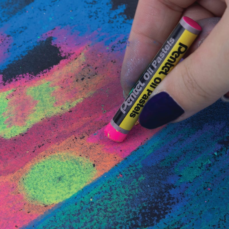 Pentel Arts Fluorescent Oil Pastels - Image 4